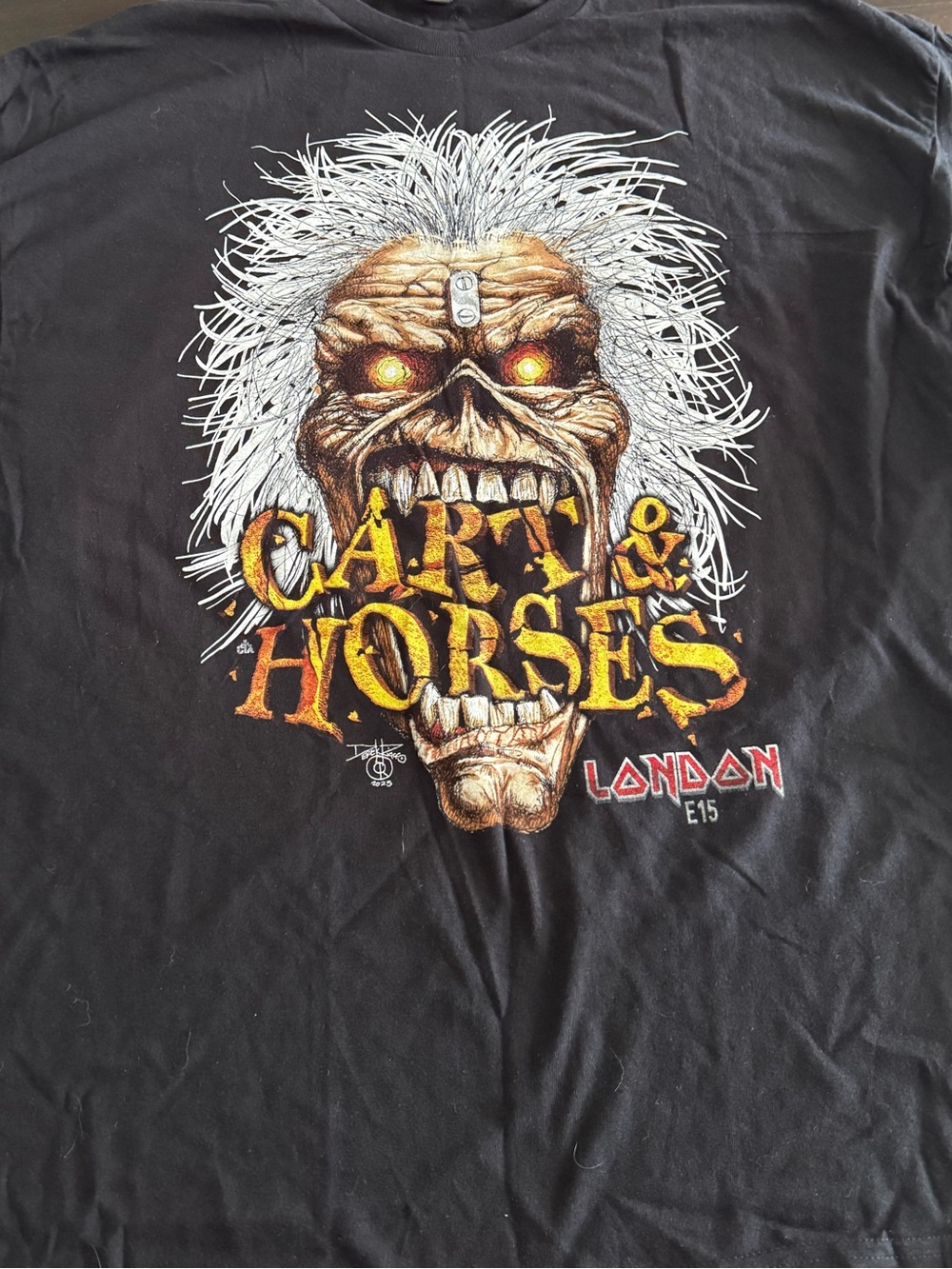 Iron Maiden Shirt from London’s Cart & Horses pub size 3XL. Brand New.